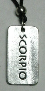 Zodiac Pendant - Scorpio (10/24 - 11/22) - bar - Picture 1 of 2