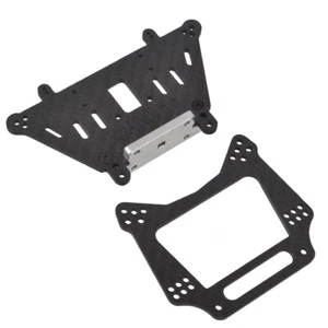 Carbon Fiber Front Rear Shock Tower Mounts for Traxxas Drag Slash Upgrade Parts - Picture 1 of 8