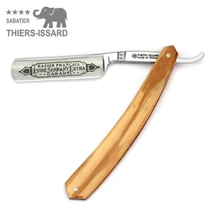 Navaja de afeitar Thiers-Issard Sabatier - 5/8" - acero al carbono C135 - madera de oliva - Imagen 1 de 1