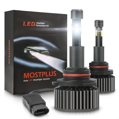 130W 13000LM 6000K LED Headlight Low Beam 9006 HB4 White Bulbs Kit Total 2 Bulbs - Image 1 of 4