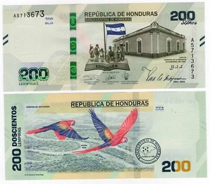 HONDURAS P-105 200 Lempiras 2021 UNC Commemorative - Bild 1 von 1