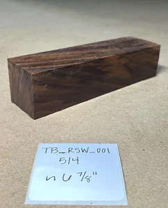 Black Walnut Turning Blank | 6.75" x 1.25" x 1.25" | Kiln Dried |  TB_RSW_001 - Picture 1 of 3