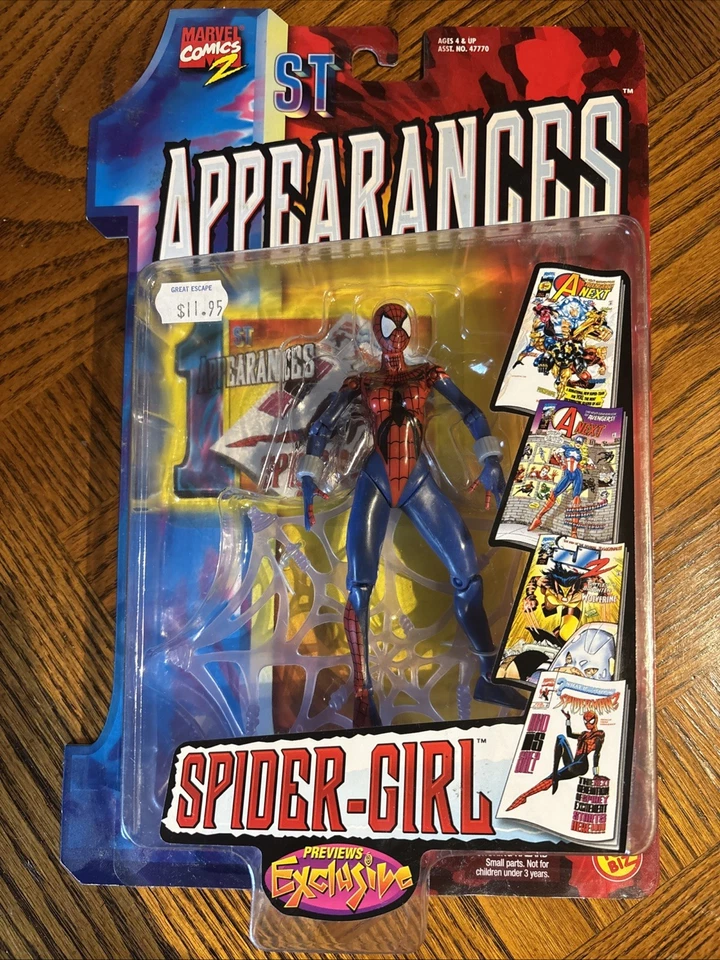Figura de acción Toy Biz Marvel Comics 2 primeras apariciones Spider-Girl nueva en caja Foto 1 de 3