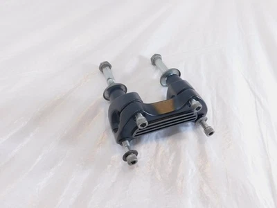 Harley Davidson Sportster 883 & 1200 & Dyna Black Handlebar Bar Riser Clamps - Image 1 of 4