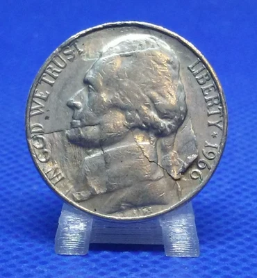 1966 P nickel lamination error - Image 1 of 2