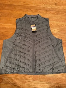 Nike Therma-Fit ADV Repel Aeroloft Down Running Vest Grey Men’s 3XL FB7542-084 - Picture 1 of 4