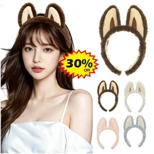 Adjustable Plush Elf Ears Hair Hoop For Costume Roleplay Party Ne w - Picture 1 of 17