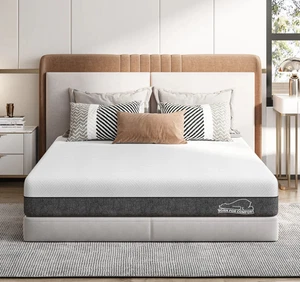 MEMORY FOAM MATTRESS SOFT FABRIC ULTRA DOUBLE KING 3FT 4FT 4FT6 6" 8" 10" - Picture 1 of 9