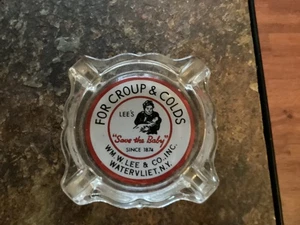 Wm. Cenicero W. Lee & Co, Watervliet, Nueva York "Save The Baby" para Croup & Resfriados - Imagen 1 de 2