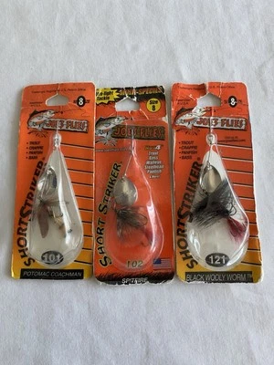 3-Joe's Flies Talla 8-En Línea SpinnerBaits-Short Striker-101-102-121 Foto 1 de 4