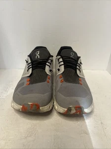 On Cloud Size 11.5 White And Orange Running Shoes 5898766 - Picture 1 of 24
