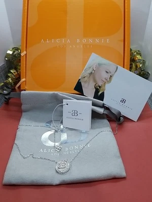 Collar Colgante Moneda Fortuna Alicia Bonnie Plata Madreperla Minimalista Foto 1 de 4