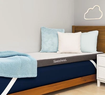 Sleepyhead® Gel Memory Foam Topper with CoolTech Cover- 3 Inch TWIN XL, *NEW* - Image 1 of 3