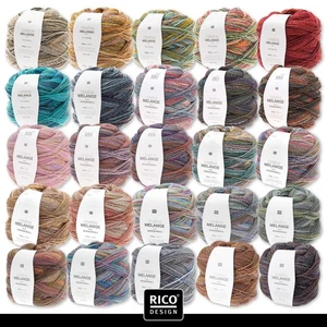 Rico Design 200g Creative Melange Wonderball Wolle Stricken Häkeln 25 Farben - Picture 1 of 61