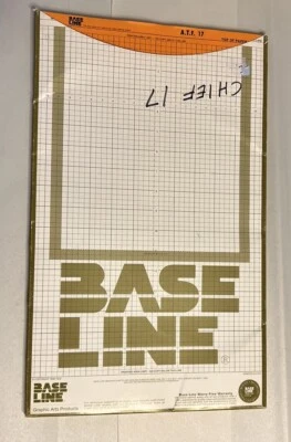 Base-Line A.T.F. Hojas de enmascaramiento Chief 17-117-217 ATF Base Line Baseline Paper - Imagen 1 de 4