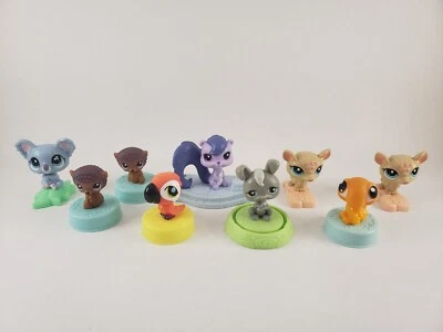 LPS Littlest Pet Shop McDonald's lot of 9 Figures - Image 1 of 4