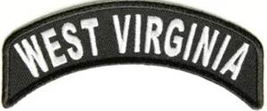 West Virginia Mini Rocker Motorrad Patch Biker Aufnäher - Bild 1 von 1