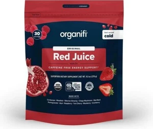 Organifi RED JUICE Superfood Powder - 10z Acai & Cordyceps Infused New exp. 6/25