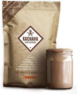 KaChava Meal Replacement Shake (Chocolate) Organic Superfoods/Plant-Based