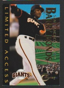 1997 FLEER SKYBOX CIRCA THUNDER LIMITED ACCESS INSERT #3 BARRY BONDS GIANTS SP