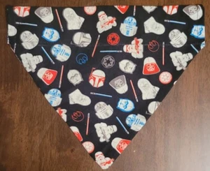 2 Sided Over Collar Slide On Pet Bandana/Scarf - Size L - Star Wars - Picture 1 of 2