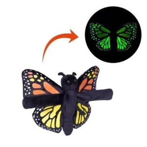 Huggers Glow in Dark Monarch Butterfly soft plush toy 8"/20cm by Wild Republic - Bild 1 von 3