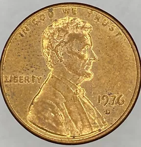 1976 D Lincoln Penny Doubled Die Obverse - Picture 1 of 4