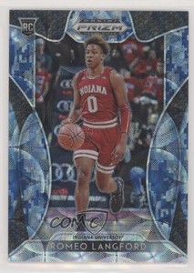2019-20 Panini Prizm Draft Picks Camo Prizm /25 Romeo Langford #16 Rookie RC