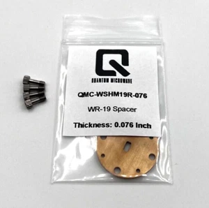 WR-19 Millimeter Waveguide Spacer Thickness 0.076 Inch Gold Plated - Picture 1 of 1