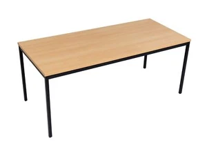 Mehrzwecktisch schwarz / Buche 200 cm x 100 cm x 75 cm - Bild 1 von 5