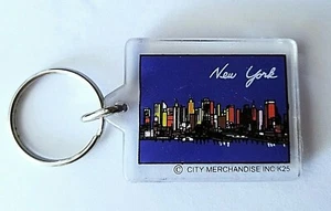 New York City Skyline Square Keychain Keyring by City Merchandise  - Picture 1 of 6