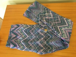 NWT Gymboree Chevron Stripe leggings Gray Purple Leggings Kids Girls Outlet - Picture 1 of 1