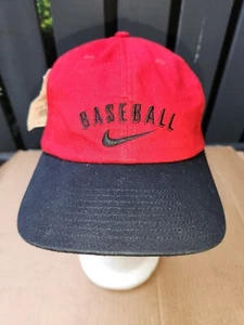 Gorra de béisbol vintage Nike con cierre a presión nueva con etiquetas sin existencias - Imagen 1 de 8