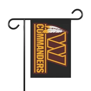 Flag Banner Washington Commanders Football Playoffs Fan Souvenir, Garden House - Picture 1 of 9