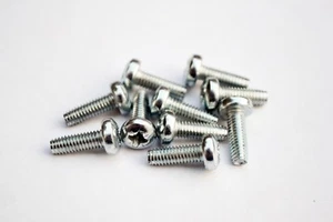 M4 Pozi Pan Head Supertite Machine Screws Zinc & Trivalent Clear Wax DIN 7985 - Picture 1 of 3