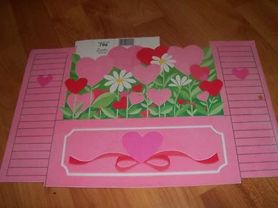 Recortes troquelados de San Valentín Eureka flocados decoración vintage tú eliges NO mucho Foto 1 de 4