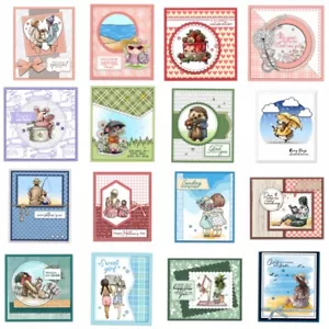 Animali carini topo scoiattolo metallo taglio fustelle set timbri fai da te scrapbooking artigianato - Foto 1 di 41