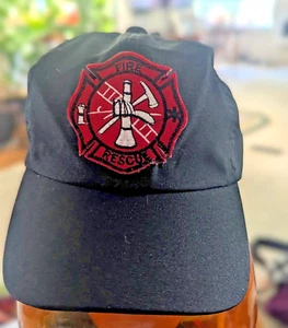 🚒 “Blaze a Trail in Style” – Fire Rescue Ballcap Hat for Kids | Adjustable Navy - Picture 1 of 7