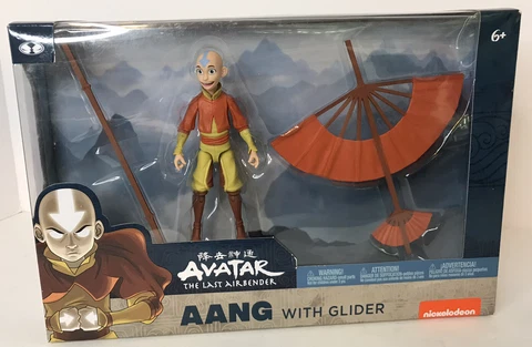 McFarlane Toys Avatar The Last Airbender Aang With Glider 5"  Action Figure New Cover