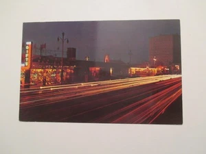 Galveston Texas Postkarte Beach Boulevard und Hotel Buccaneer TX - Bild 1 von 2