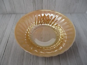 "Cuenco para servir vintage Anchor Hocking Peach Lusterware 8,5""" - Imagen 1 de 9