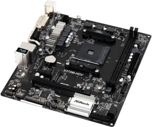 Placa madre ASRock X370M-HDV AMD X370 Socket AM4 2 x DDR4 M.2 Micro ATX D-Sub - Imagen 1 de 4