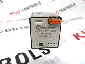 Finder 60.12.8.120.0040 General Purpose Relay DPDT 10A 120VAC Coil AGNI Contact - Picture 1 of 4