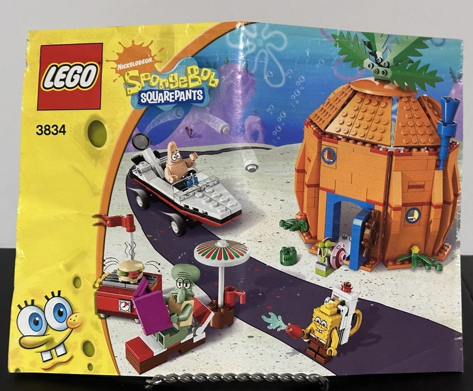 Lego -3834 -SpongeBob SquarePants Instruction Manual Only -2009 - Image 1 of 1