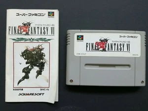 "Final Fantasy vi"" 6 SNES Super Famicom Nintendo Squairsoft versión japonesa" ntsc-j - Imagen 1 de 10