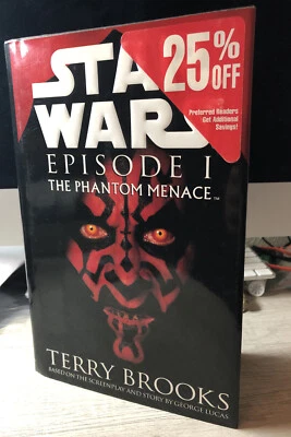 Star Wars: The Phantom Menace by Terry Brooks (1999 Hardcover 1st/1st LN Maul) - Image 1 of 4