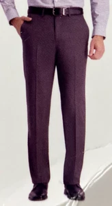 Haggar Men's Performance Comfort Stretch Flat Front Dress Pant, Straight Fit - Picture 1 of 5