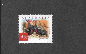 BIRDS AUSTRALIA PAINTED FIRETAIL MNH - Picture 1 of 1