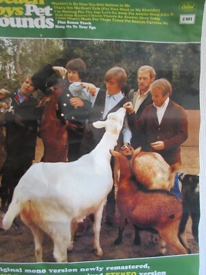Beach Boys Pet Sounds UK Poster in 1999 Brian Wilson - Image 1 of 4
