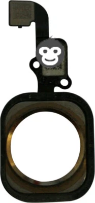 FOR APPLE IPHONE 6 6G HOME BUTTON FLEX GOLD - Image 1 of 2